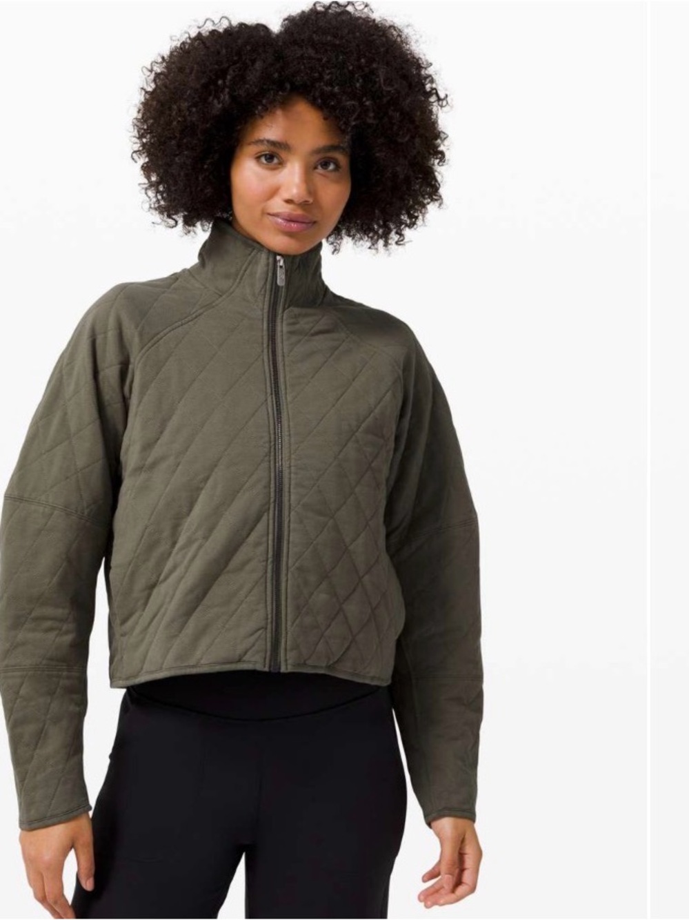 Lululemon Quilted Calm Jacket
Army Green cropped 10